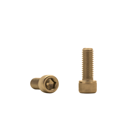 Durable brass-coated bolts for corrosion resistance in industrial applications.